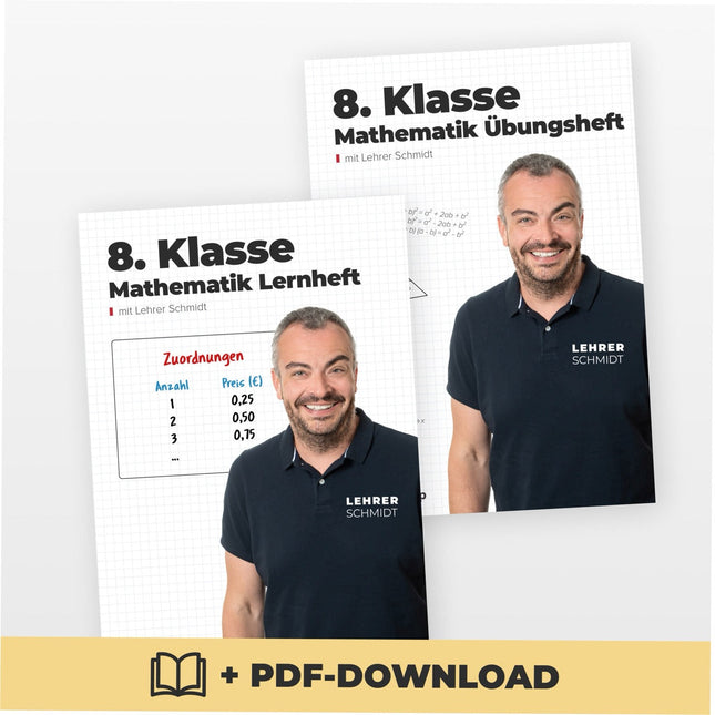 Mathematik Set 8. Klasse by Lehrer Schmidt