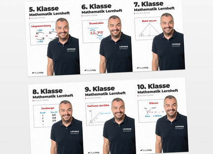 Mathematik Lernhefte Set für die SEK 1 by Lehrer Schmidt
