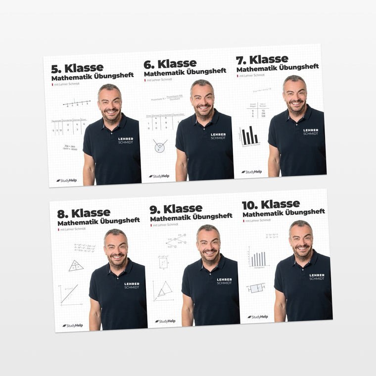 Mathematik Übungshefte Set für die SEK 1 by Lehrer Schmidt