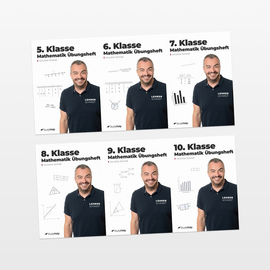 Mathematik Übungshefte Set für die SEK 1 by Lehrer Schmidt