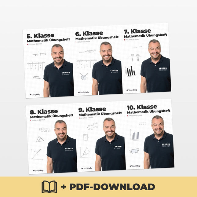 Mathematik Übungshefte Set für die SEK 1 by Lehrer Schmidt