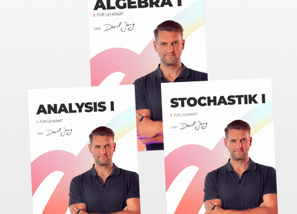 Mathe für Lehramt mit Daniel Jung - Lernhefte Set