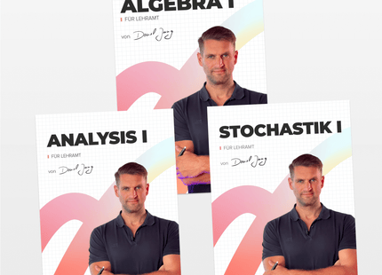 Mathe für Lehramt mit Daniel Jung - Lernhefte Set