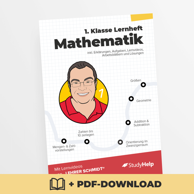 Mathematik Lernheft 1. Klasse - Lehrer Schmidt