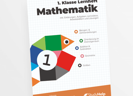 Mathematik Lernheft 1. Klasse - Der Kanal mit dem Fisch