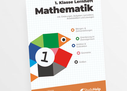 Mathematik Lernheft 1. Klasse - Der Kanal mit dem Fisch