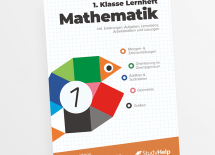 Mathematik Lernheft 1. Klasse - Der Kanal mit dem Fisch