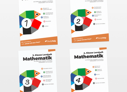 Mathe Grundschule Lernhefte Set - Der Kanal mit dem Fisch