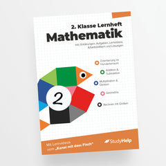 Mathematik Lernheft 2. Klasse - Der Kanal mit dem Fisch