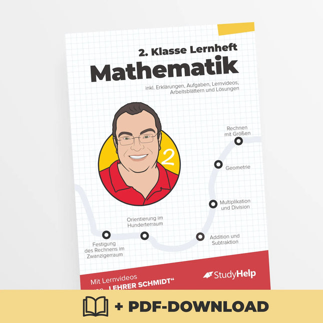 Mathematik Lernheft 2. Klasse - Lehrer Schmidt