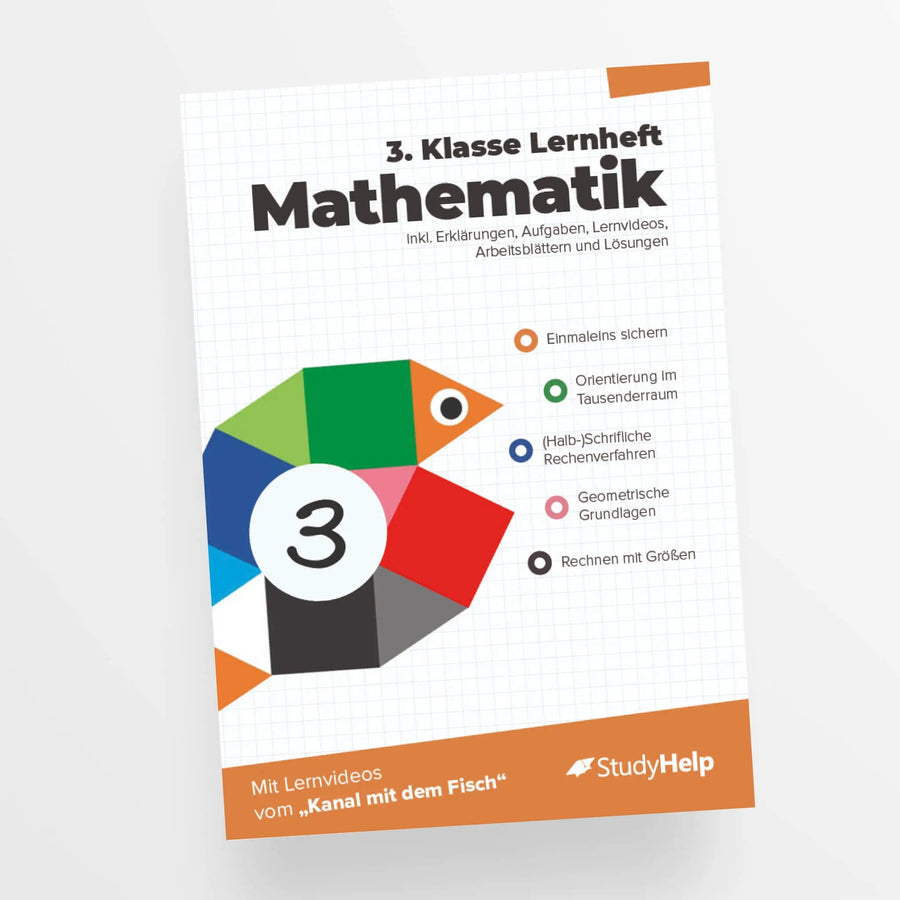 Mathematik Lernheft 3. Klasse - Der Kanal mit dem Fisch