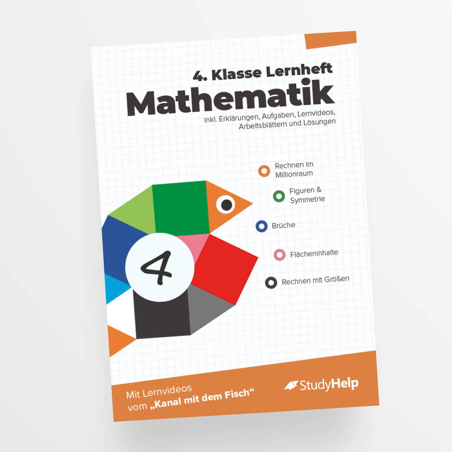 Mathematik Lernheft 4. Klasse - Der Kanal mit dem Fisch