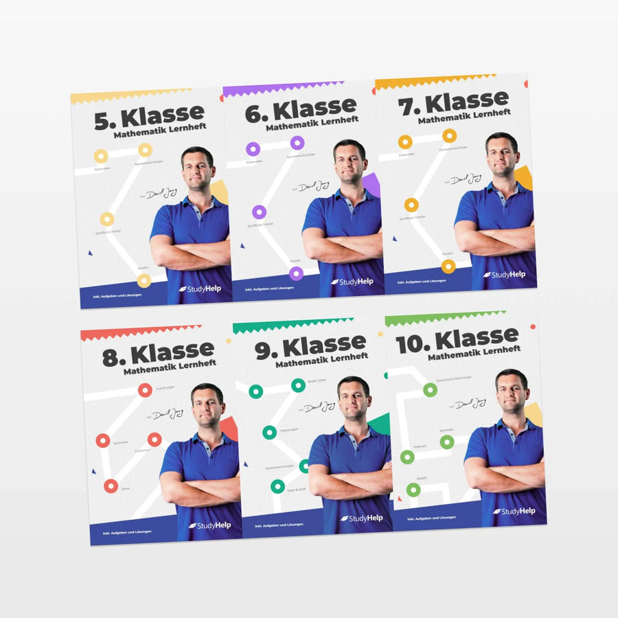 Mathematik Lernhefte Set für die SEK 1 by Daniel Jung