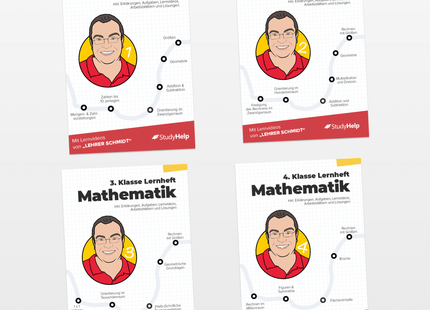 Mathematik Lernhefte Set für die Grundschule by Lehrer Schmidt