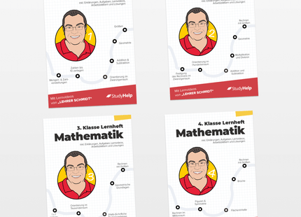 Mathematik Lernhefte Set für die Grundschule by Lehrer Schmidt