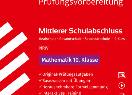 STARK Mathematik E-Kurs - Mittlerer Schulabschluss (MSA) 2026 NRW Realschule/Gesamtschule/Sekundarschule - Prüfungsvorbereitung