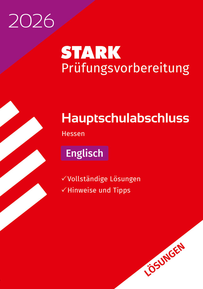 STARK Lösungen zu Englisch - Hauptschulabschluss 2026 Hessen - Prüfungsvorbereitung