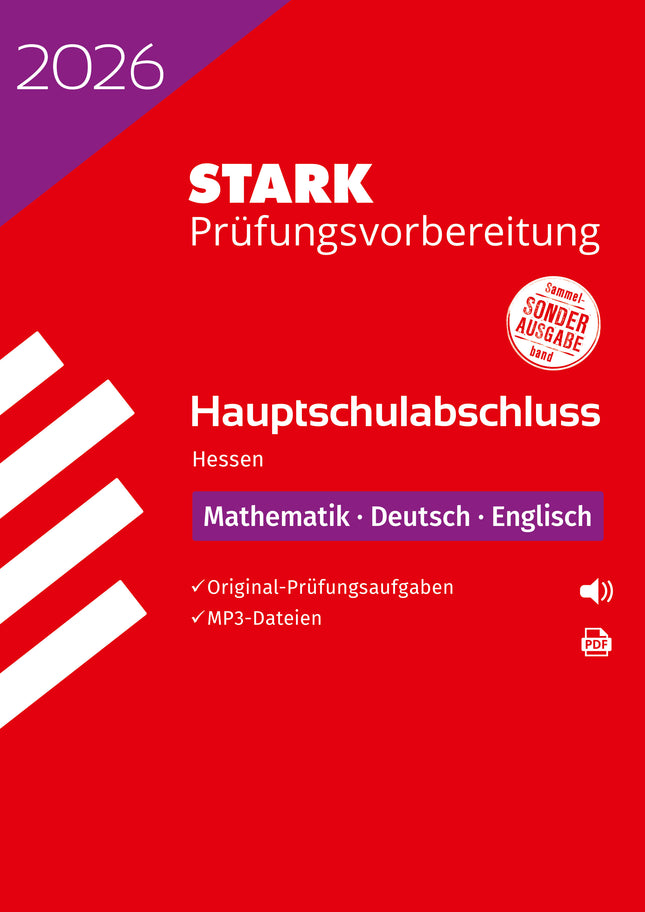 STARK Mathematik, Deutsch, Englisch - Hauptschulabschluss 2026 Hessen - Prüfungsvorbereitung