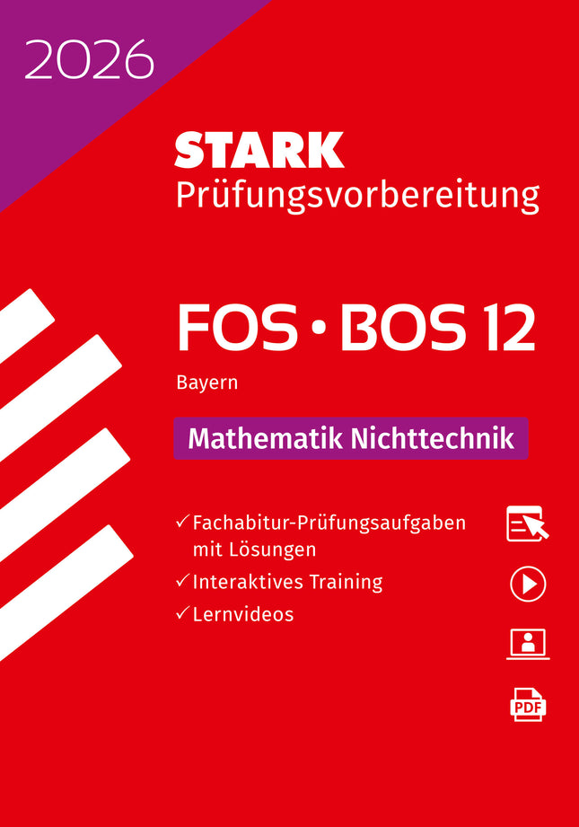 STARK Mathematik NT 12. Klasse - Abitur FOS/BOS 2026 Bayern - Prüfungsvorbereitung