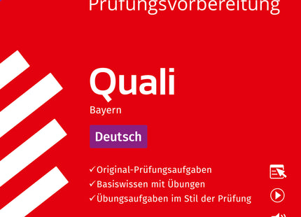STARK Deutsch 9. Klasse - Quali Mittelschule 2026 Bayern - Prüfungsvorbereitung