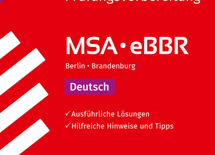 STARK Lösungen zu Deutsch - MSA/eBBR 2026 Berlin/Brandenburg - Prüfungsvorbereitung