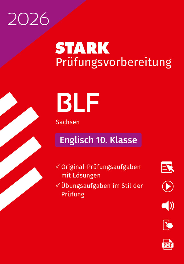STARK Englisch 10. Klasse - BLF Gymnasium 2026 Sachsen - Prüfungsvorbereitung
