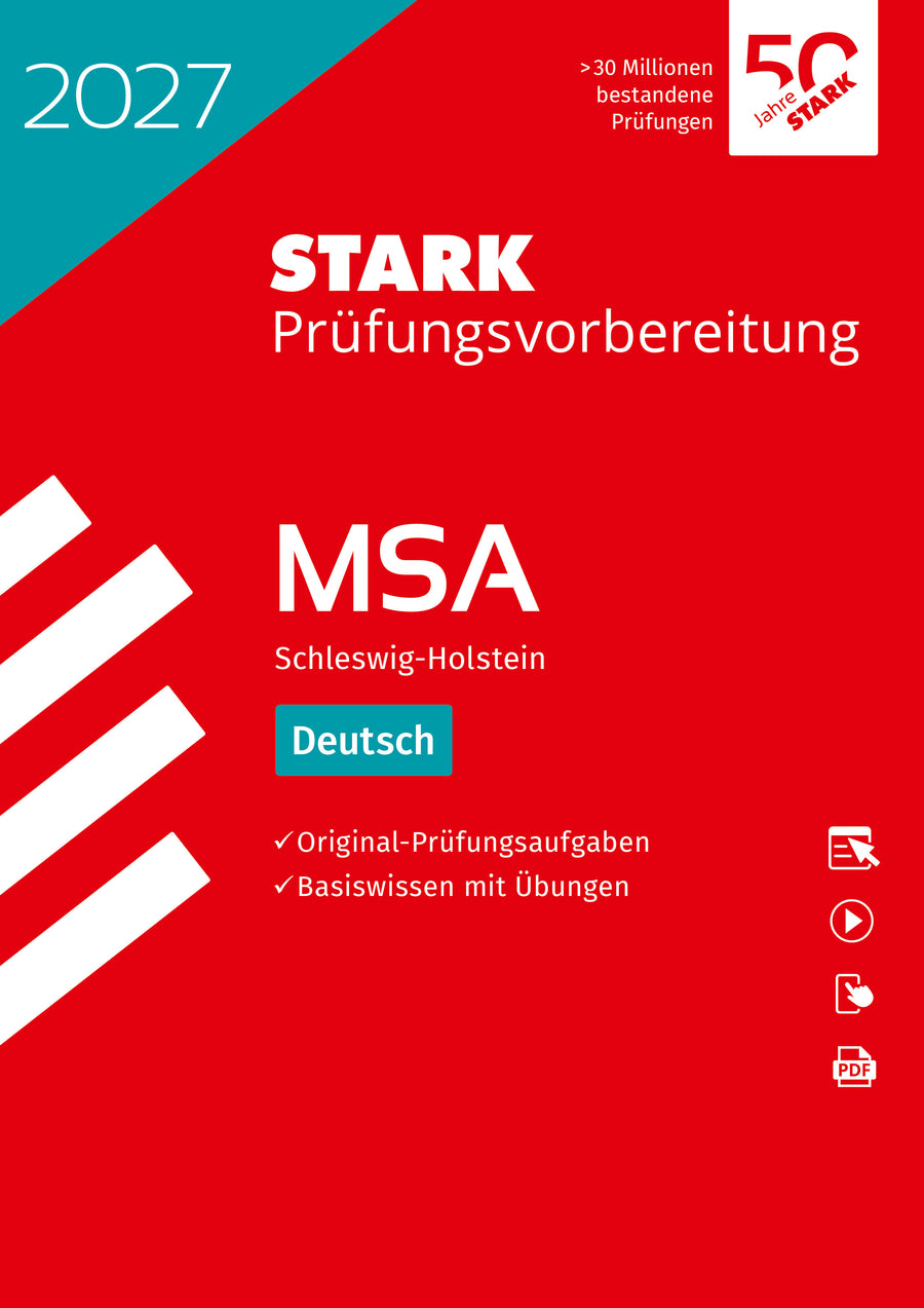 STARK Deutsch - MSA 2027 Schleswig-Holstein - Prüfungsvorbereitung