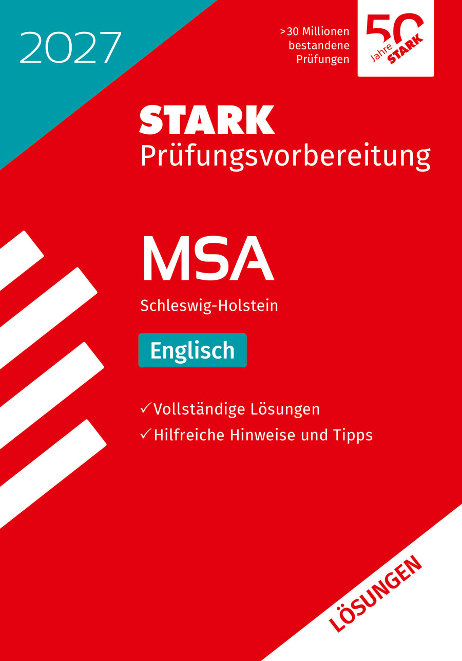 STARK Lösungen zu Englisch - MSA 2027 Schleswig-Holstein - Prüfungsvorbereitung