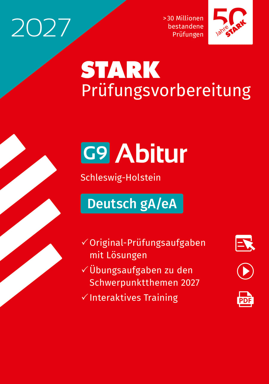 STARK Deutsch gA/eA - Abitur 2027 Schleswig-Holstein - Prüfungsvorbereitung