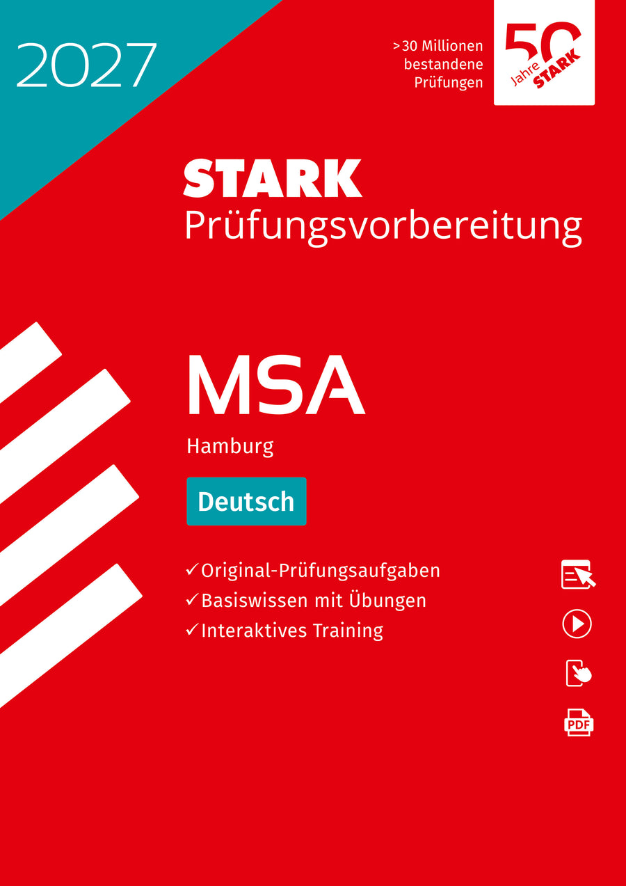 STARK Deutsch - MSA 2027 Hamburg - Prüfungsvorbereitung