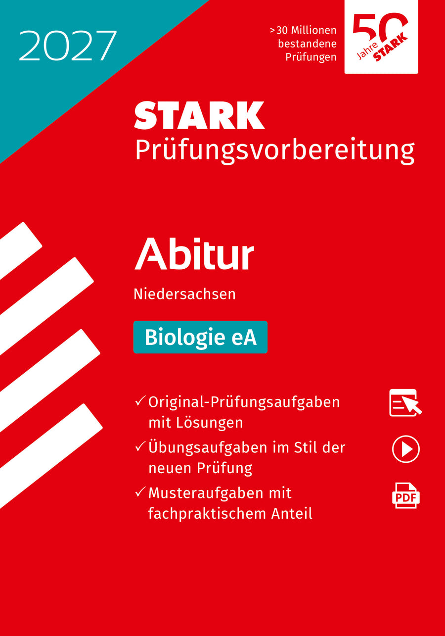 STARK Biologie eA - Abitur 2027 Niedersachsen - Prüfungsvorbereitung