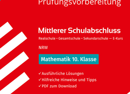STARK Lösungen zu Mathematik - Mittlerer Schulabschluss (MSA) 2027 NRW Realschule /Gesamtschule EK/Sekundarschule - Prüfungsvorbereitung