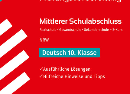 STARK Lösungen zu Deutsch - Mittlerer Schulabschluss (MSA) 2027 NRW - Prüfungsvorbereitung