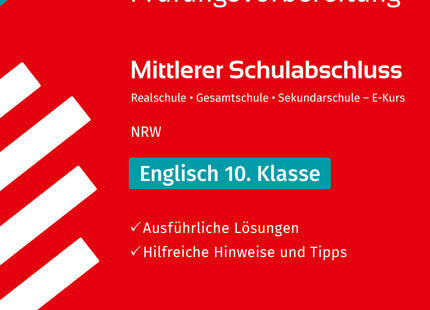 STARK Lösungen zu Englisch - Mittlerer Schulabschluss (MSA) 2027 NRW - Prüfungsvorbereitung