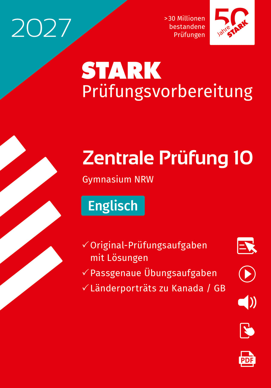 STARK Englisch 10. Klasse - Zentrale Prüfung (ZP10) Gymnasium 2027 NRW - Prüfungsvorbereitung