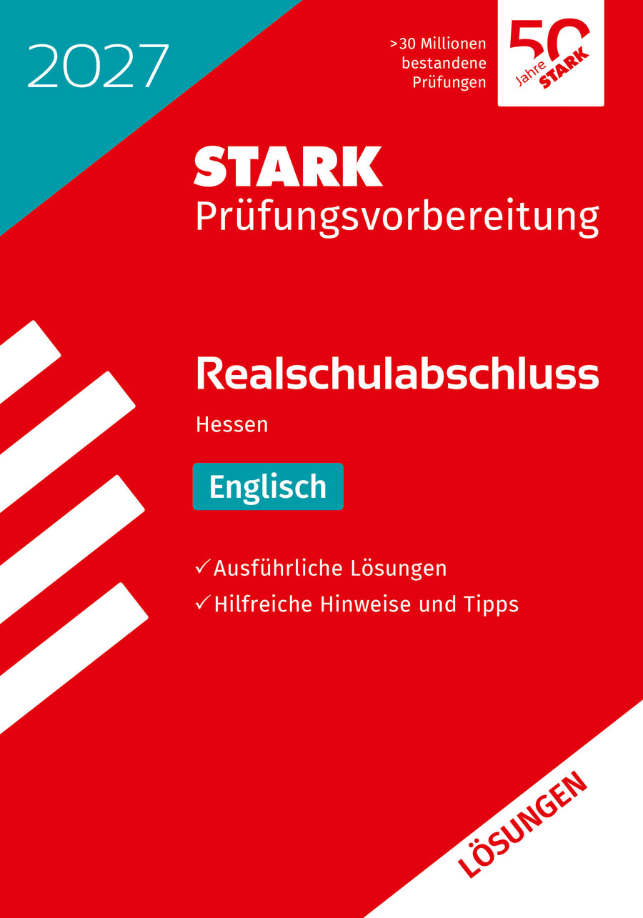 STARK Lösungen zu Englisch - Realschulabschluss 2027 Hessen - Prüfungsvorbereitung