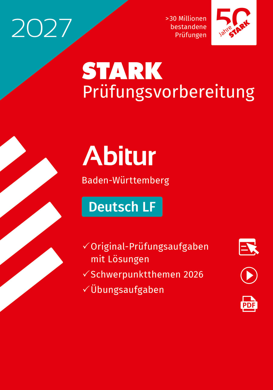 STARK Deutsch LF - Abitur 2027 BW - Prüfungsvorbereitung