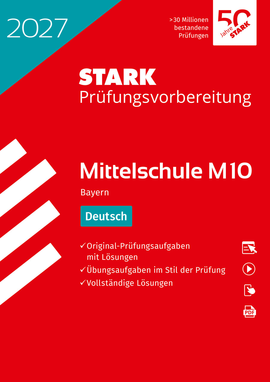 STARK Deutsch 10. Klasse - M10 Mittelschule 2027 Bayern - Prüfungsvorbereitung