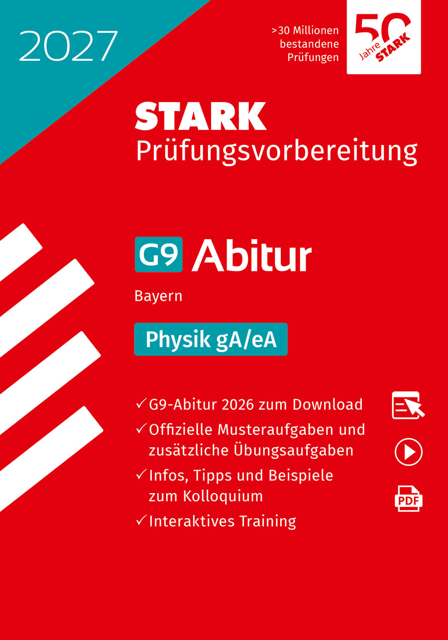 STARK Physik gA/eA - Abitur 2027 Bayern - Prüfungsvorbereitung