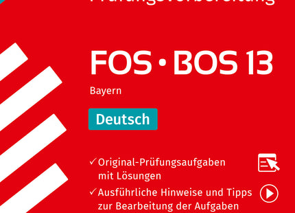 STARK Deutsch 13. Klasse - Abitur FOS/BOS 2027 Bayern - Prüfungsvorbereitung