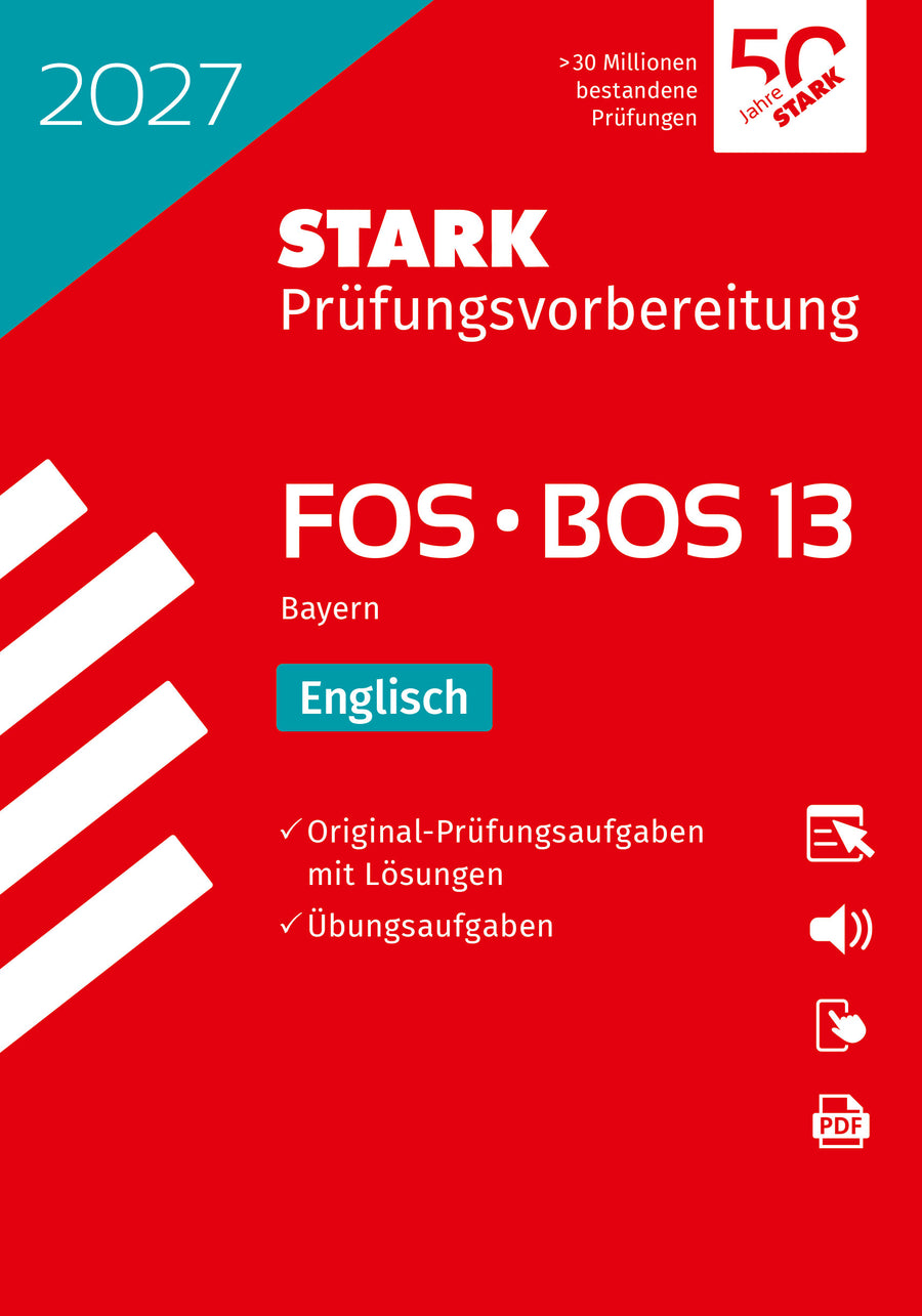 STARK Englisch 13. Klasse - Abitur FOS/BOS 2027 Bayern - Prüfungsvorbereitung