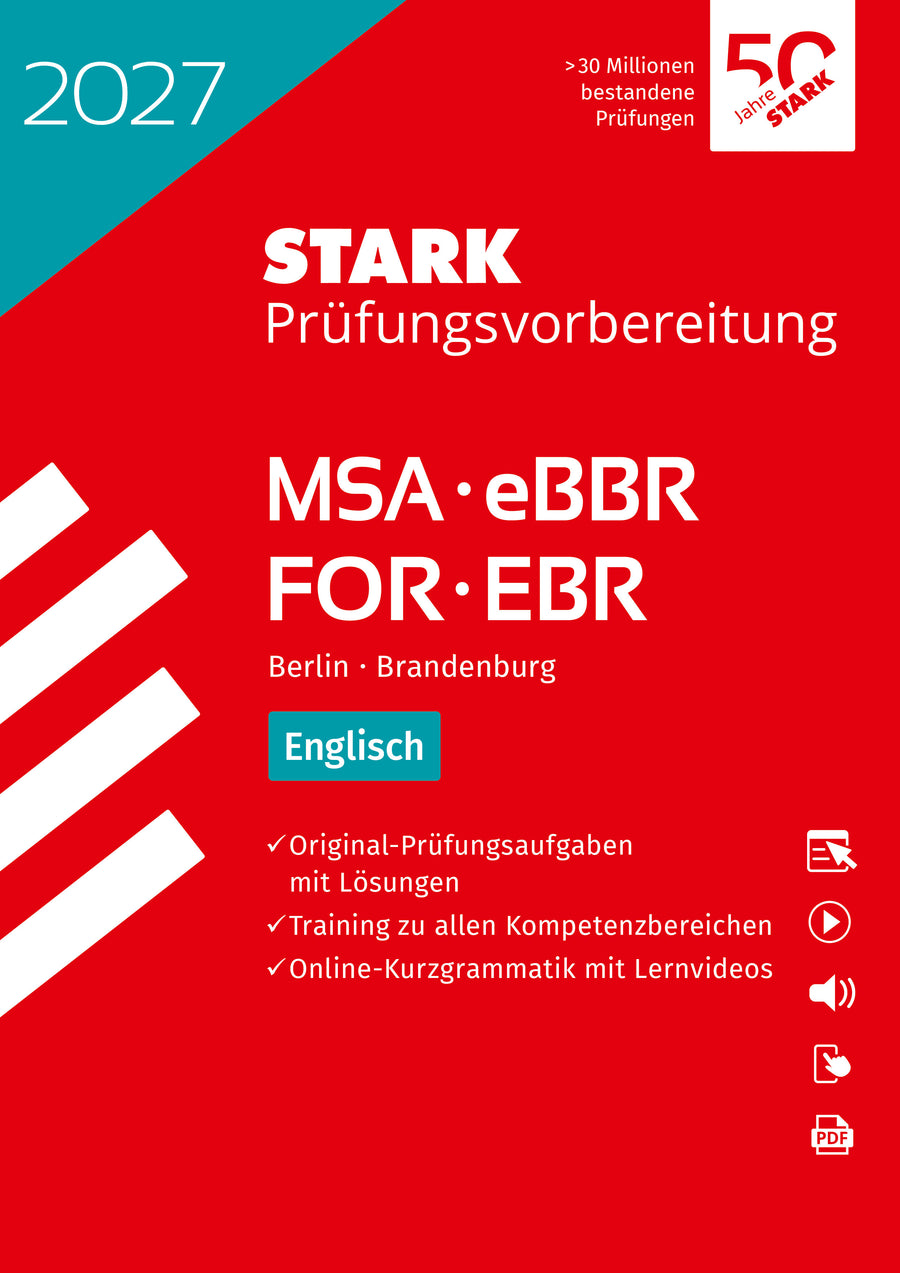 STARK Englisch - MSA/eBBR Berlin - FOR/EBR Brandenburg 2027 - Prüfungsvorbereitung