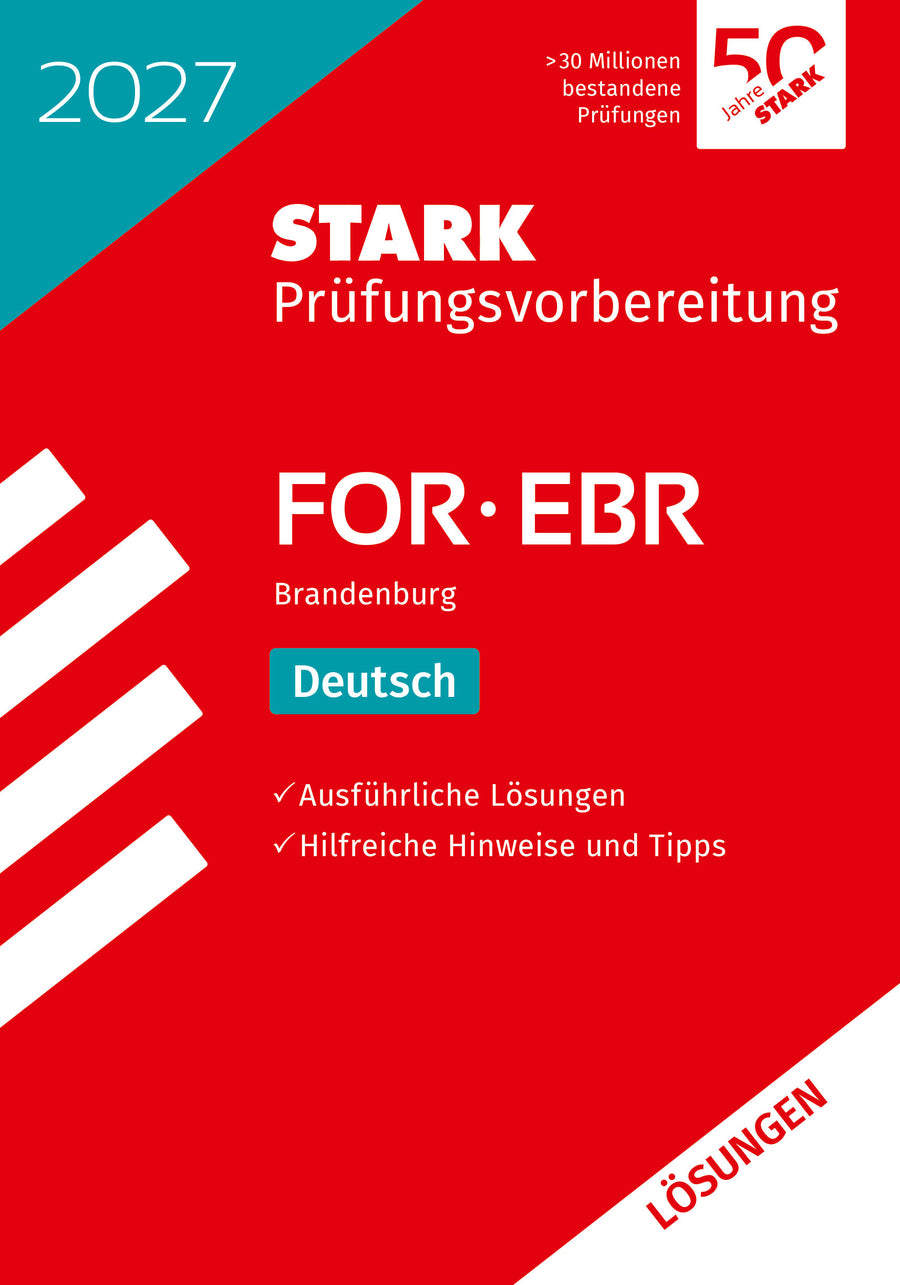 STARK Lösungen zu Deutsch - FOR/EBR 2027 Brandenburg - Prüfungsvorbereitung