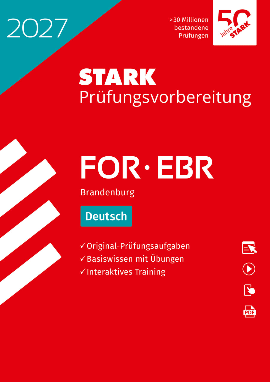 STARK Deutsch - FOR/EBR 2027 Brandenburg - Prüfungsvorbereitung