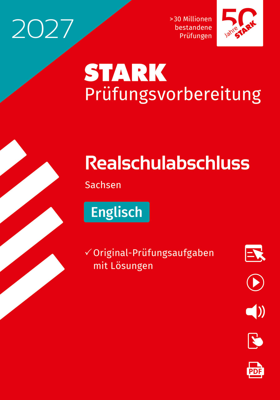 STARK Englisch - Realschulabschluss 2027 Sachsen - Prüfungsvorbereitung