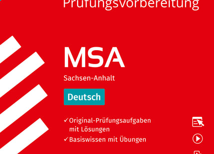 STARK Deutsch - MSA (Mittlerer Schulabschluss) 2027 Sachsen-Anhalt - Prüfungsvorbereitung