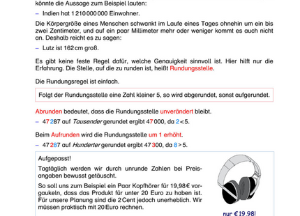 Arbeitsblatt: Runden von Zahlen – verständlich erklärt & mit vielen Übungen