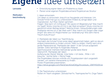 Viva con Agua Unterrichtspaket: Wasser ist Mut