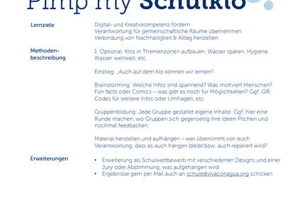 Viva con Agua Unterrichtspaket: Wasser ist Mut
