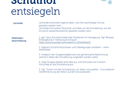 Viva con Agua Unterrichtspaket: Wasser ist Mut